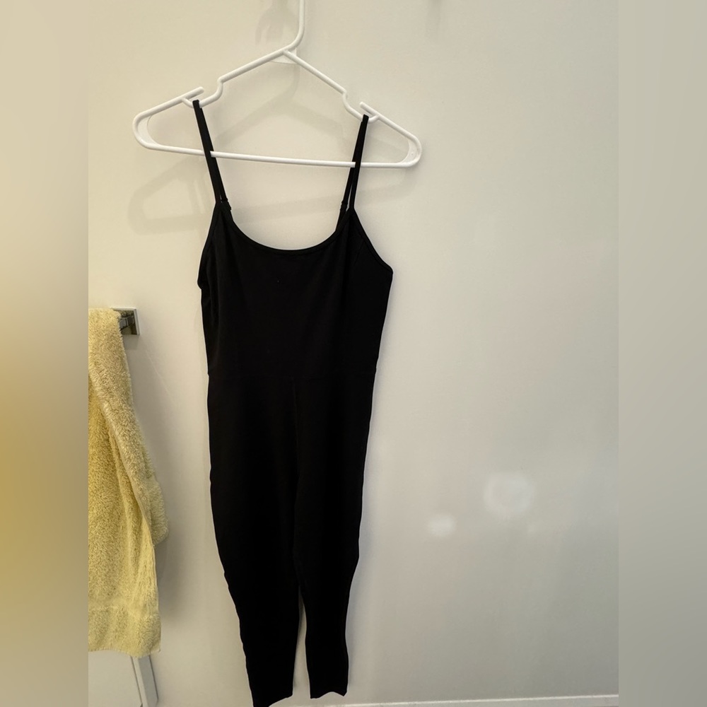 black jumpsuit